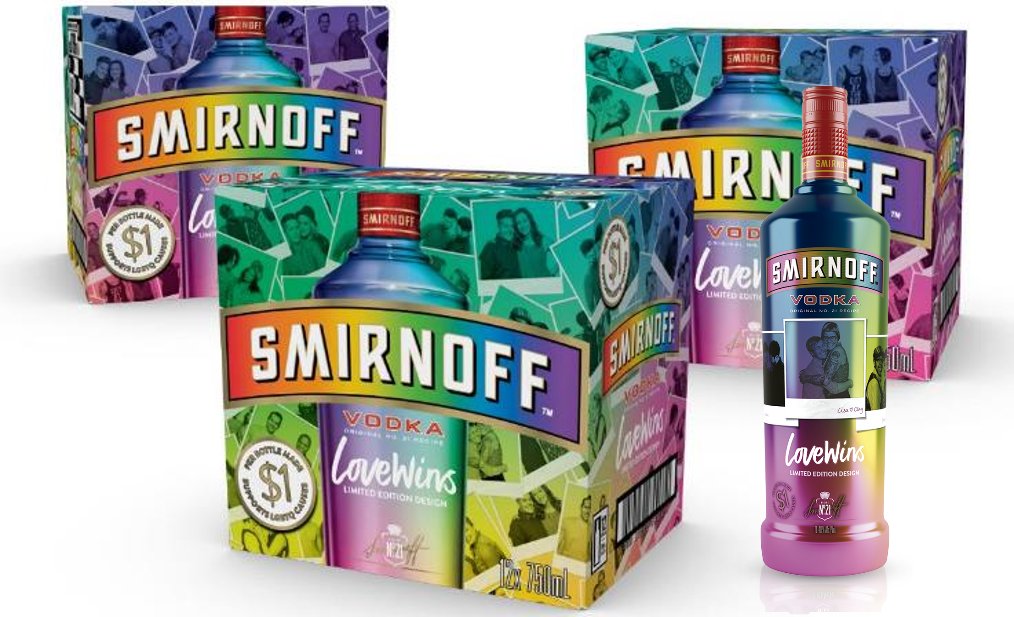 Smirnoff packaging